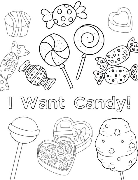 What is your favorite kind of candy? There’s a lot to love about these fabulous sweet treats. With so many different kinds and flavors to choose from, the candy combinations are practically endless. While you may love these sugary sweets. there may be some things you don’t know about them. Here are some fun candy facts to satisfy your sweet tooth. Print our free candy coloring pages and get some fun candy facts about these sweet treats as well! Donut Coloring Page, Lego Candy, Candy Coloring Pages, Ice Cream Coloring Pages, Food Coloring Pages, Cute Tooth, Fairy Coloring Pages, Coloring Page Ideas, Fairy Coloring