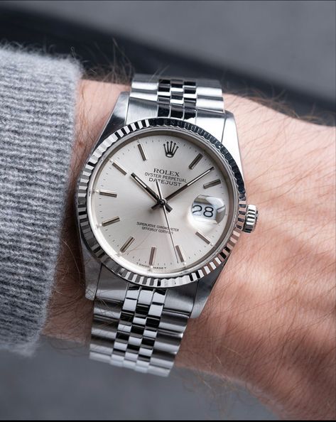 Date Just Rolex Men, Rolex Date Just, Iconic Watches, Rolex Datejust Men, Rolex Date, Gents Watches, Rolex Men, Aesthetic Inspiration, Vintage Rolex