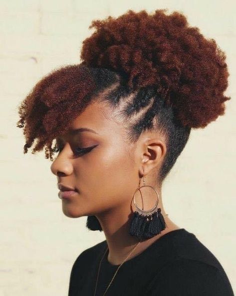 4d Hair Type, Updo Cabello Natural, 4d Hair, Afro Hair Bun, Protective Styles For Natural Hair Short, Afro Puff Hairstyles, 4c Natural Hairstyles Short, Hairstyle For, Hair Twists