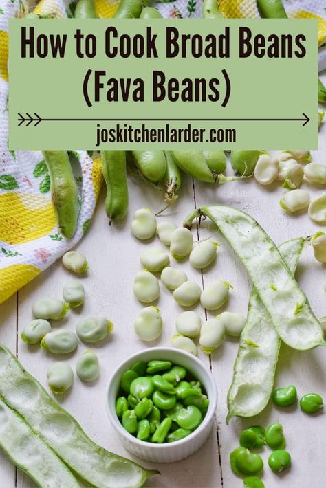 Broad Bean Recipes, Kitchen Larder, Broad Beans, Food Blogging, Veggie Delight, Broad Bean, Fava Beans, Cooking Guide, Food Preservation