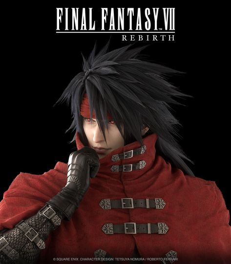 FINAL FANTASY VII (@finalfantasyvii) on X Vincent Final Fantasy Vii, Ff7 Rebirth, Tetsuya Nomura, Ff7 Remake, Valentine Poster, Old Hag, Vincent Valentine, Dilly Dally, Vocaloid Funny