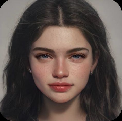 Face Generator, Models To Draw, Female Character Inspiration, Girl Thinking, Digital Portrait Art, Face Characters, Face Photography, Model Face, Digital Portrait