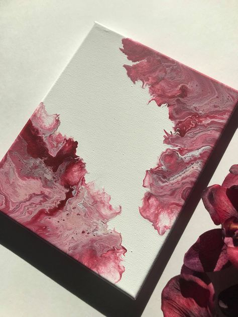 Paint Inspo Easy Acrylic Abstract, Mica Art, Pouring Acrylic Paint, Diy Canvas Art Easy, Mini Toile, Paint Pouring, Paint And Sip, Diy Canvas Art Painting, Art Drawings Sketches Simple