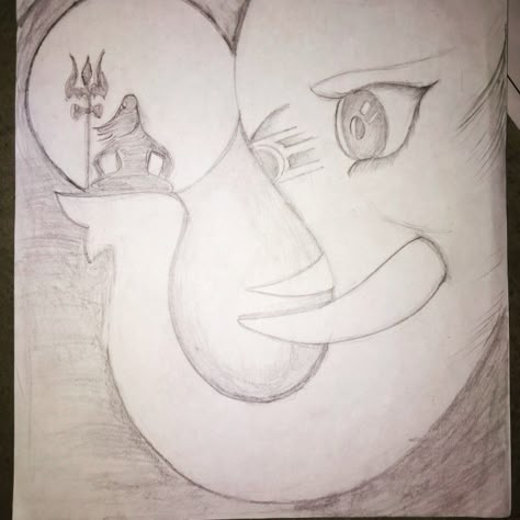 Ganesh And Shiva Drawing, Lord Shiva Sketch Easy, Ganpati Bappa Simple Drawing, Easy Drawing Of Lord Shiva, Shiv Ji Sketch Pencil Easy, Shiva Sketch Pencil Easy, Lord Shiva Sketch Pencil Easy, Lord Shiva Sketch Pencil, Ganpati Sketch Pencil Easy