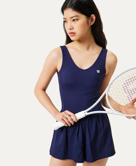 Wilson V-Neck Romper Sporty Dress, Lululemon Align, Tennis Dress, Navy Blue Dresses, Nordstrom Dresses, Women's Dresses, Dress Making, Dress Skirt, New Dress