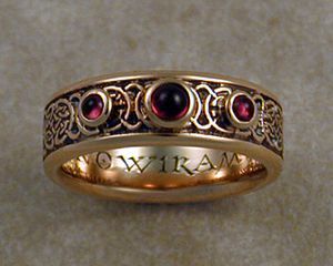 Bezel Set Cabochon, Celtic Wedding Bands, Red Stones, Celtic Wedding Rings, Celtic Wedding, Garnet Jewelry, Viking Jewelry, Celtic Jewelry, Gothic Jewelry