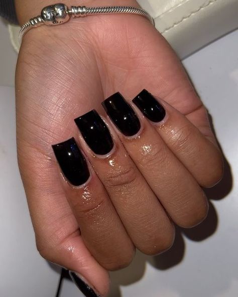 Black Acrylic Nails, Short Square Acrylic Nails, Acrylic Nails Coffin Pink, Nails Only, Acrylic Nails Coffin Short, Short Acrylic Nails Designs, Pink Acrylic Nails, Square Acrylic Nails, Luxury Nails