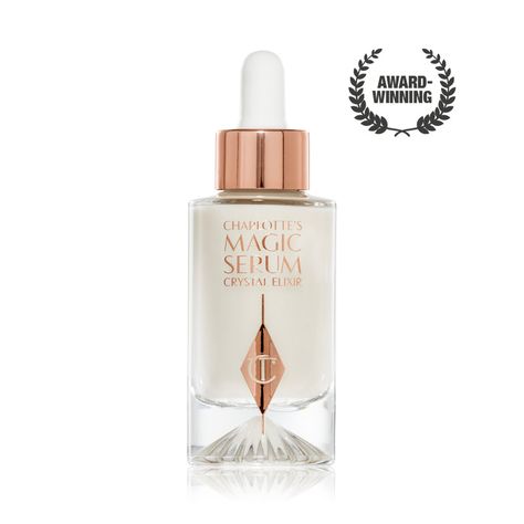 Charlotte’s Magic Serum Crystal Elixir – Firming & Hydrating Serum | Charlotte Tilbury Magic Serum, Crystal Elixir, Face Kit, Flawless Foundation, Glow Kit, Natural Wedding Makeup, Color Magic, Hydrating Serum, Skin Care Kit