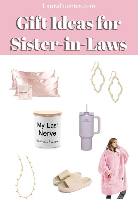 Sister-in-Law Gift Ideas for Every Budget | Laura Fuentes Trendy Gift Ideas, Sister In Law Gifts, Thoughtful Gift Ideas, Wine Tote Bag, Oversized Blanket, Wood Wick Candles, Wine Tote, In Law Gifts, Gift Ideas For Everyone