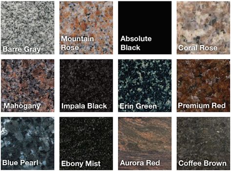 Light Colored Granite, Countertop Colors, Granite Memorial, Grave Monuments, Grave Headstones, Types Of Granite, Granite Headstones, Tombstone Designs, Cemetery Monuments