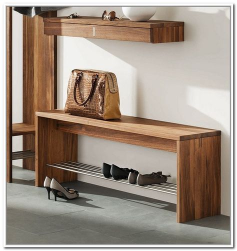 Entry Closet Ideas, Entry Storage Bench, Shoe Storage Bench Seat, Hallway Shoe Storage Bench, Hallway Ideas Diy, Foyer Bench, Hallway Shoe Storage, Entry Storage, Mudroom Storage Bench