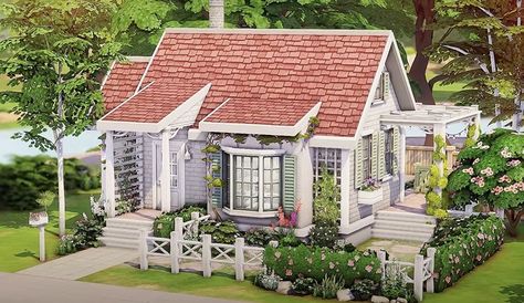 Sims 4 Single Mom House, Tiny Home Sims 4, Single Mom House, House Sims 4, Sims 4 Speed Build, Sims 4 Houses, Plant Mom, Discord Server, Single Mom