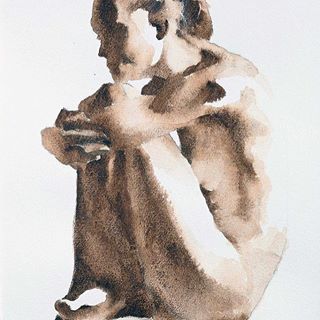 Soyut Sanat Tabloları, Female Art Painting, Figure Sketching, 수채화 그림, Anatomy Art, 영감을 주는 캐릭터, Watercolor Portraits, Watercolor Techniques, Life Drawing