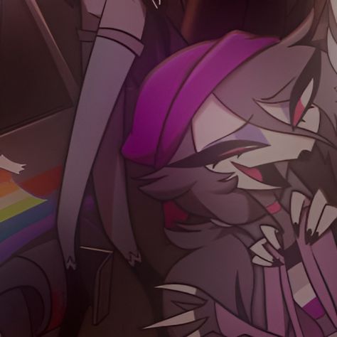 Helluva Boss Octavia & Loona pride LGBT+Q matching icons aesthetic pfp edit Helluva Matching Pfp, Hellavu Boss Pfp, Loona And Octavia Matching Pfp, Octavia X Loona, Loona X Octavia, Octavia Helluva Boss Pfp, Helluva Boss Matching Pfp, Luna Pfp Helluva Boss, Octavia And Loona