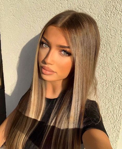 Balayage On Asian Hair, Balayage With Bangs, African American Hair, Colour Correction, Hair Colouring, Dark Blonde Hair Color, Brunette Hair With Highlights, Blonde Hair Inspiration, Pretty Hair Color