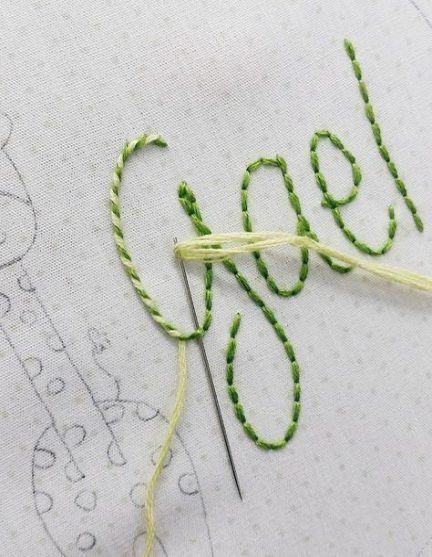 Embroidery Hoop Art Tutorial, Hand Embroidery Letters, Etsy Embroidery, Embroidery Stitches Beginner, Trendy Embroidery, Ideas Embroidery, Basic Embroidery Stitches, Embroidery Letters, Embroidery Stitches Tutorial