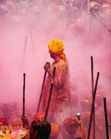 Lathmar Holi, Holi Celebration, Celebrities