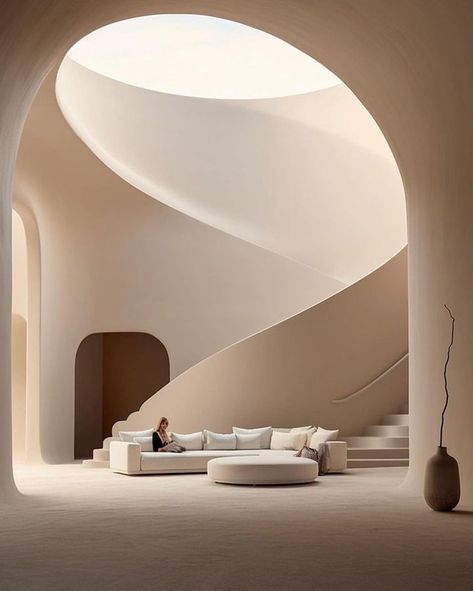 Todas las publicaciones • Instagram Arc Interior Design, New Classic Design, Presentation Board Design, Ricardo Bofill, Futuristic Interior, Top Furniture, Curved Walls, Exclusive Furniture, Furniture Factory