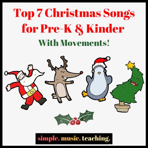 Blog - Simple Music Teaching Christmas Movement Songs, Christmas Songs For Toddlers, Preschool Christmas Songs, Christmas Music Lesson, Christmas Music Activities, Christmas Concert Ideas, Songs Ideas, Christmas Songs For Kids, Best Christmas Songs