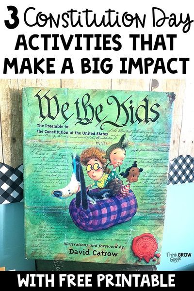 Upper elementary teachers, are you looking for engaging & meaningful activities to help your students understand Constitution Day & the US Preamble? These free easy to implement ideas will help you teach effortlessly yet make a big impact with your 3rd, 4th, & 5th grade students this Constitution Day. Constitution Day read aloud books, activities & art integration will help you enjoy teaching about this September holiday. Click to read this blog post and grab a free printable. Kindergarten Constitution Day Activities, 3rd Grade Government Activities, Constitution Day Activities 2nd Grade, 3rd Grade Social Studies Activities, Constitution Day Craft, Teaching Constitution, Constitution For Kids, Classroom Constitution, Constitution Day Activities