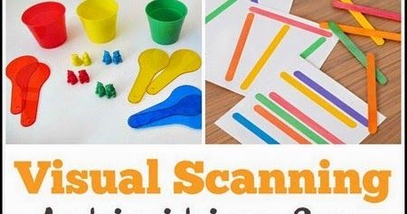 Visual scanning activities for kids. Visual Neglect Activities, Visual Scanning Activities For Adults, Visual Scanning Activities, Visual Processing, Visual Tracking, Occupational Therapy Activities, Vision Therapy, Activities For Adults, Human Services