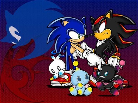 Shadow Y Sonic, Wallpaper Sonic, Shadow Wallpaper, Sonic Shadow, Sonic Sonic, Sonamy Comic, Sonic Adventure 2, Sonic Characters, Sonic Fan Characters