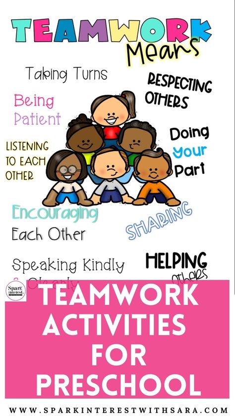 Are you looking for some teamwork activities for preschool? Here are some easy ones to add to your day! Where Do I Live Activity For Preschool, Work Together Wednesday Preschool Activities, Cooperation Activities For Preschool, Teamwork Crafts For Preschool, Team Building Activities For Preschool, Teamwork Activities For Kindergarten, Team Work Activities For Preschoolers, Kindergarten Teamwork Activities, Preschool Partner Activities