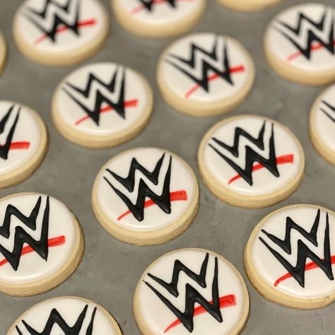 Wwe Cupcakes Ideas, Wwe Cookies Decorated, Wwe Cookies, Wwe Cupcakes, Cupcakes Ideas, Cookies Decorated, 5th Birthday, Cookie Decorating, Wwe