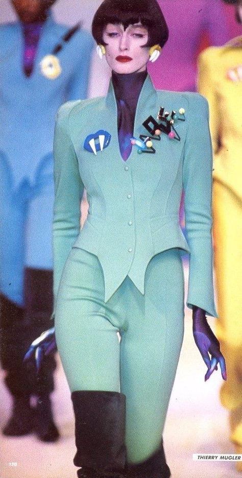 Sasha Velour, David Koma, Futuristic Fashion, 1980s Fashion, Thierry Mugler, Bioshock, Moda Vintage, Mode Vintage, Character Outfits