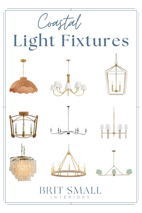 coastal light fixtures Beach Ceiling Lights, Coastal Chic Lighting, Coastal Living Room Chandelier, Coastal Kitchen Chandelier, Coastal Dining Chandeliers, Lakehouse Chandelier, Beachy Light Fixtures, Coastal Lighting Fixtures Beach Houses, Coastal Farmhouse Lighting