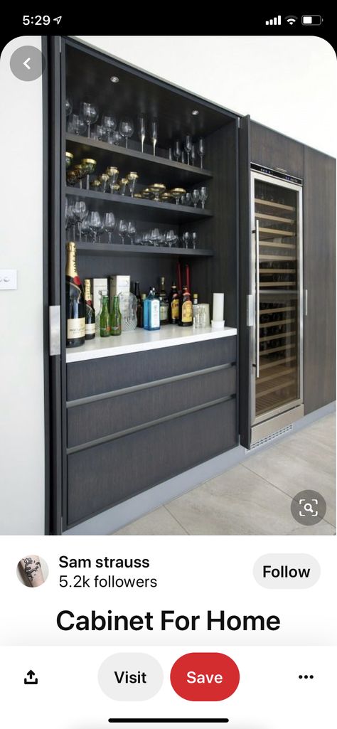 Dining Room Built In, Home Office/gym, Drink Fridge, Kitchen Bar Design, Bar Unit, Wine Cellar Design, Cellar Design, Home Bar Designs, Internal Design