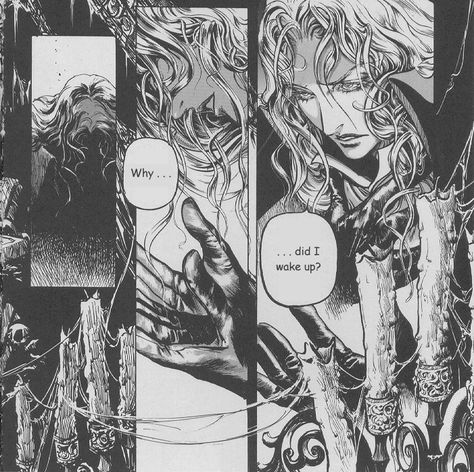 Castlevania manga(English) Alucard Castlevania, Castlevania Wallpaper, Moonlight Art, Castlevania Anime, Vampire Hunter D, Vampire Hunter, Comic Page, Pretty Art, Art Works