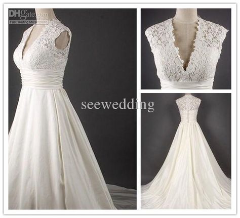 Wholesale A Line Sexy Deep V Neck Empire Cap Sleeves Cathedral Train Lace Chiffon Wedding Gowns Wedding Dress, Free shipping, $201.6-224.0/Piece | DHgate Wedding Dress Cap Sleeves V Neck, Deep V Cap Sleeve Wedding Dress, Wedding Dresses A Line Cap Sleeves, Spring Wedding Dress With Cap Sleeves, A Line Lace Wedding Dress With Cap Sleeves, Empire Line Wedding Dress, Wedding Dresses V Neck, Cathedral Wedding Dress, Mode Dress