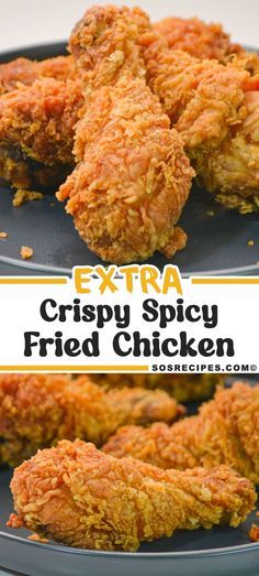 I guarantee this Extra Crispy Spicy Fried Chicken recipe is gonna be a hit in your home. Best Spicy Fried Chicken Recipe, Best Crispy Fried Chicken Recipe, Wet Batter Fried Chicken Recipe, Spicy Fried Chicken Wings, Extra Crispy Chicken Tenders, Deep Fried Chicken Wings Crispy, Chicken Chunks Recipe, Chinese Fried Chicken Wings, Fried Chicken Wings Recipe