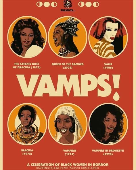 vampire Film Analysis, Black Vampire, Queen Of The Damned, I Love Being Black, Bold Artwork, Grace Jones, Interview With The Vampire, Good Movies To Watch, Original Illustration