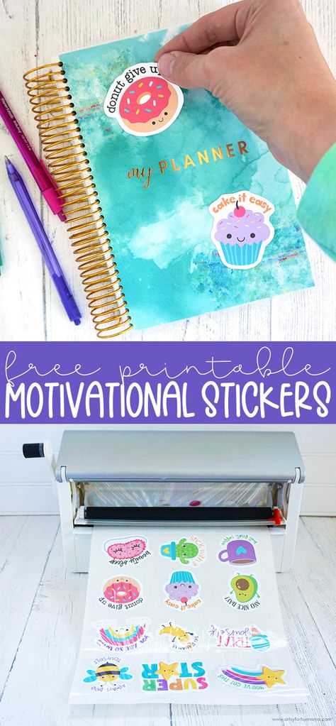 Free Printable Motivational Stickers @xyron #xyron #xyroncreativestation #creativestation #printablestickers #freeprintable #diystickers #motivational #punny #stickers #kawaii Free Stickers Printables Cute, Printable Vinyl Stickers, School Stickers Free Printable, Sticker Svg Free, Motivational Stickers Free Printable, Cricut Stickers Free Printable, Kids Stickers Printable, Free Stickers Printables, Cool Stickers Printable