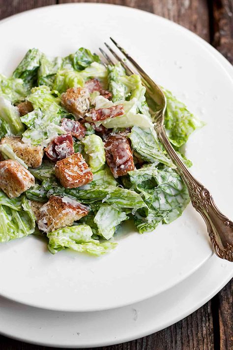 The Best Creamy Caesar Salad Dressing Best Ceasar Salad, The Best Caesar Salad, Best Caesar Salad, Salad Caesar, Classic Caesar Salad, Recipe Salad, Caesar Salad Dressing, Caesar Salad Recipe, Croutons Homemade