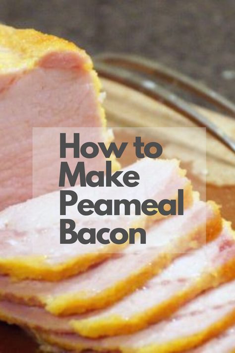 Peameal Bacon Recipes, Peameal Bacon Roast, Canadian Treats, Canadian Breakfast, Bacon Sandwich Recipes, Canada Night, Preserving Meat, Brine Recipes, Peameal Bacon