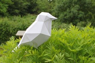 Low Poly Bird Papercraft (Free Template) #bird #papercraft #lowpoly 3d Animal Paper Craft Template, 3d Papercraft Free Printable, Free Papercraft Templates, Low Poly Papercraft Free, Free Papercraft Templates Printables, Free 3d Papercraft Templates, Paper Craft Templates Printable, 3d Masks, Bird Paper Craft