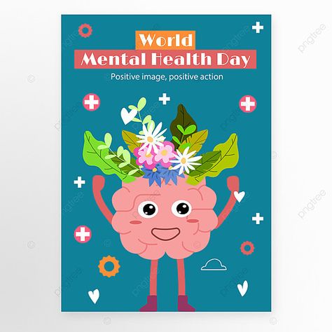 world mental health day,health,menta,activity,creative,posters,holiday,spirit World Mental Day Poster, Health Day Poster, World Mental Health Day, World Health Day, Animals Photos, Positive Images, Environment Day, World Environment Day, Mental Health Day