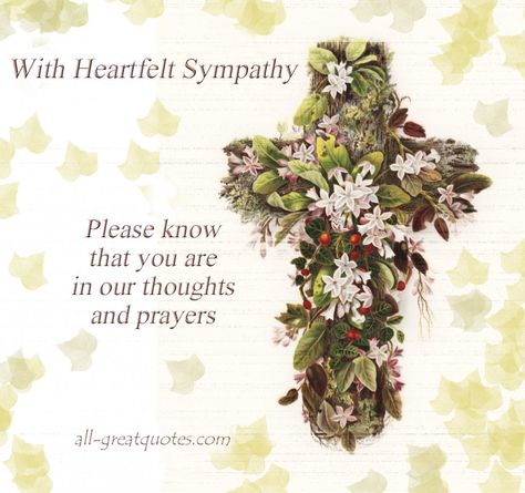 With Heartfelt Sympathy Please know that you are in our thoughts and prayers. Our Deepest Condolences, Words For Sympathy Card, Condolences Quotes, Condolence Messages, Sympathy Card Messages, Sympathy Messages, Pet Sympathy Cards, Sympathy Quotes, Condolence Card