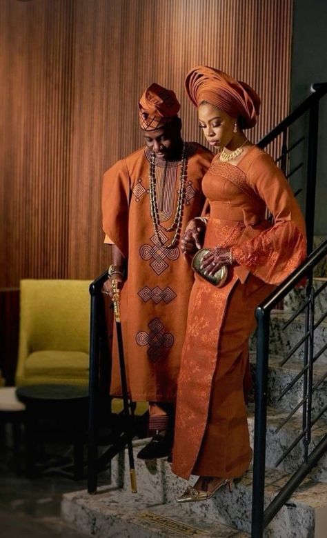 Yoruba Wedding #Yorubabride #Yorubaweddings Yoruba Wedding Dresses Traditional, Yoruba Bride Traditional Attire, Babban Riga, Yoruba Wedding Dress, Yoruba Traditional Wedding Attire, Ensemble Couple, Afro Wedding, Nigerian Engagement, Nigerian Traditional Dresses