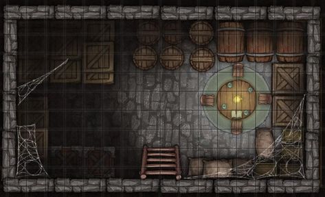 Blackspire Inn - Cellar : battlemaps Dnd Halloween, Mega Dungeon, Dnd Locations, Dnd World Map, Map Making, Map Maker, Tabletop Rpg Maps, Wooden Room, Dnd Maps