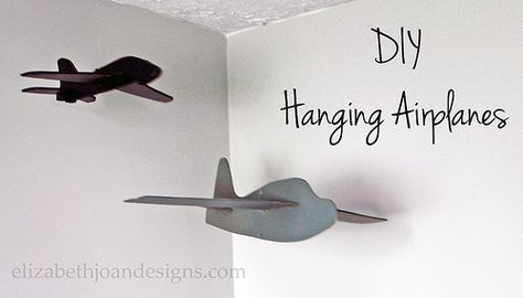 DIY Flying Airplanes Vintage Airplane Room, Plane Decor, Airplane Room, Swap Party, Airplane Nursery, Aviation Decor, Airplane Decor, Military Decor, Big Boy Bedrooms