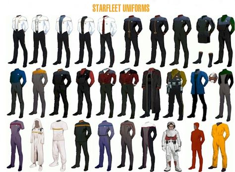 starfleet uniforms | Which Star Fleet uniform is the most practical ... Star Trek Cross Stitch, Scotty Star Trek, Star Trek Rpg, Fandom Star Trek, Star Trek Costume, Star Trek Uniforms, Star Fleet, Star Trek Tv, Gospel Choir