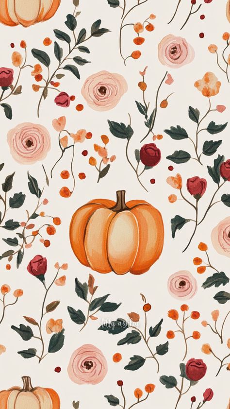 Get your phone ready for fall with our new Pumpkin Rose collection! Featuring aesthetic fall colors, charming pumpkins, and elegant roses, these FREE wallpapers bring cozy autumn vibes right to your screen. Perfect for those who love combining seasonal warmth with a touch of floral beauty. Download free at lillyashleydesign.com! Follow on Pinterest for exclusive access to upcoming holiday wallpapers! Visit our website to see ALL of our free phone wallpaper collections. Thanksgiving Iphone Wallpaper Cute, Cute Wallpapers Fall, Pumpkin Wallpaper Aesthetic, Wallpaper Fall Iphone, Fall Floral Wallpaper, Fall Asthetic Wallpers, Fall Phone Backgrounds, Iphone Refresh, Cute Fall Wallpapers