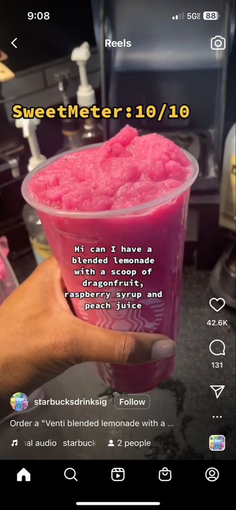 Starbucks Frozen Drinks, Sonic Drinks, Starbucks Drink Menu, Frozen Drink Recipes, Starbucks Secret Menu Recipes, Secret Starbucks Recipes, Iced Starbucks Drinks, Starbucks Secret Menu Drinks, Starbucks Menu