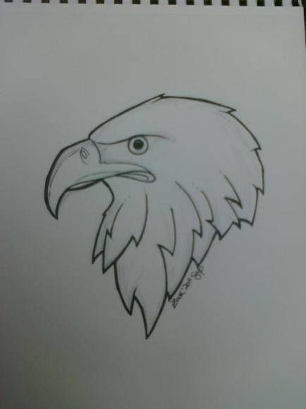 Egale Drawing, Drawings Ideas For Kids, Eagle Drawing Easy, Drawing Eagle, Falcon Drawing, Eagle Sketch, Birds Drawing, Aigle Royal, Pencil Sketches Easy