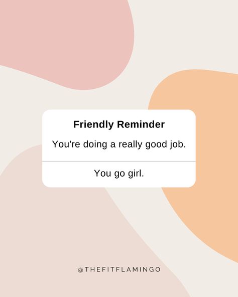 In case no one has told you this today: you're doing an incredible job. Take a moment to celebrate how far you've come. You are strong, beautiful, and resilient. You are enough. I see you and I believe that your story is worth telling. So tell it!!! And even on your worst days, remember that you are doing a really good job. You go girl!!! #fitnessmotivation #selfcare #selfcarequotes #girlbossinspiration #girlpower Girl Do It For You, Youre Doing Good, Skincare Quotes, Go Girl, You Go Girl, Note To Self Quotes, Friendly Reminder, Self Love Affirmations, Self Reminder