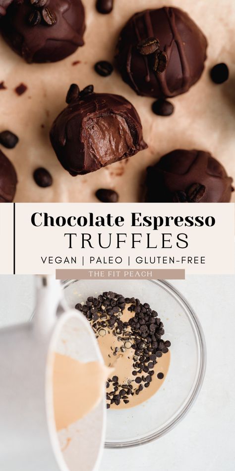 Paleo Chocolate Truffles, Filled Chocolate Bars, Oat Truffles, Coffee Truffles, Gluten Free Truffles, Sveti Nikola, Vegan Chocolate Truffles, Vegan Truffles, Ganache Filling